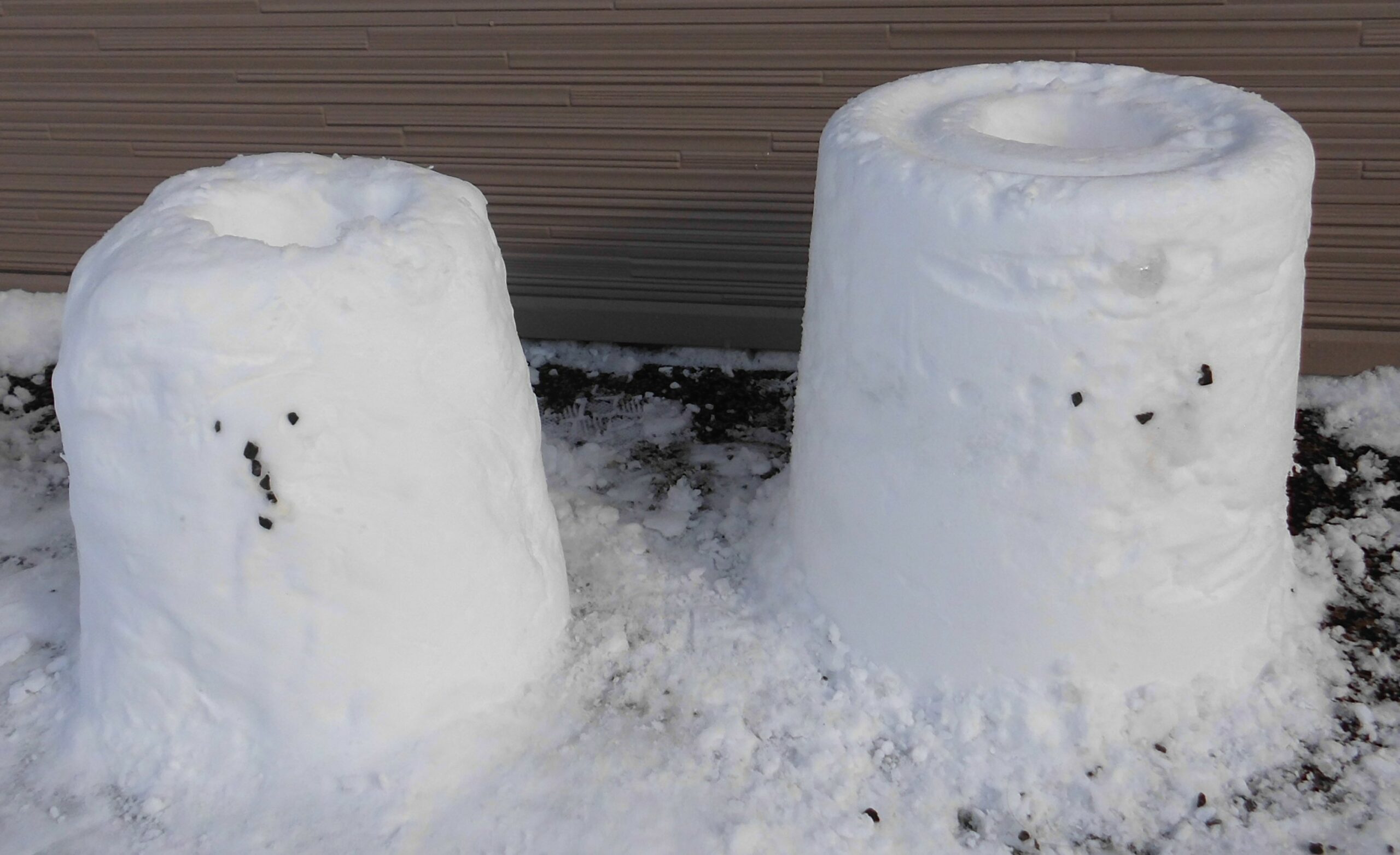 そえる　スノーキャンドル作り⛄